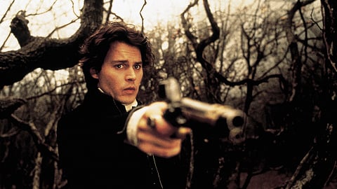 Johnny Depp as Ichabod Crane.
