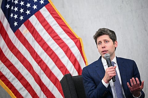 OpenAI CEO Sam Altman speaks during the US Federal Reserve Board of Governors’ "Integrated Review of the Capital Framework for Large Banks Conference" at the Federal Reserve in Washington, DC, on July 22, 2025.