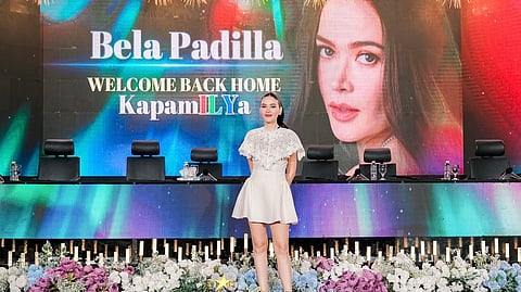 Bela Padilla is back and remains a Kapamilya.