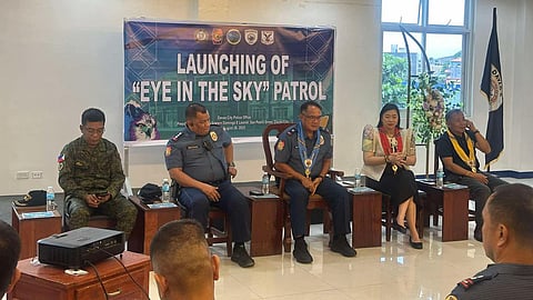 TOP Davao City Police Office officials have unveiled the drones for aerial surveillance during incidents to strengthen its response capabilities under the ‘Eye in the Sky Patrol’ program.