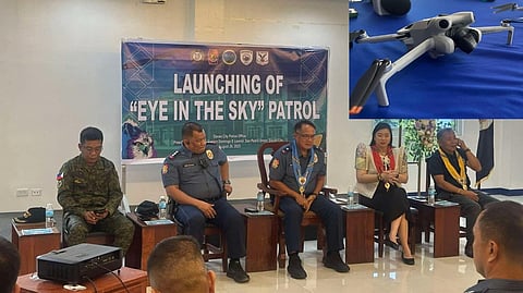TOP Davao City Police Office officials have unveiled the drones for aerial surveillance during incidents to strengthen its response capabilities under the ‘Eye in the Sky Patrol’ program.