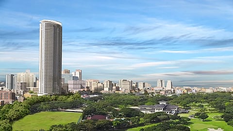 THE proposed 71-story commercial-residential twin tower by Shang Properties Inc.