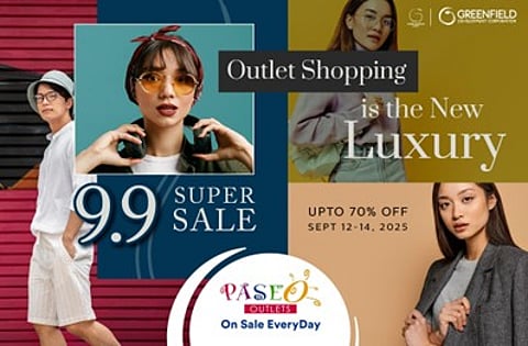 Luxury for less: Paseo Outlets’ 9.9 Super Sale set this September