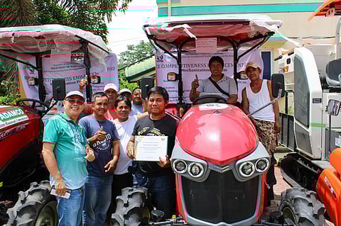 The Department of Agriculture (DA) recently distributed P303 million worth of agricultural machinery to farmers in Region 1 | Aldwin Quitasol