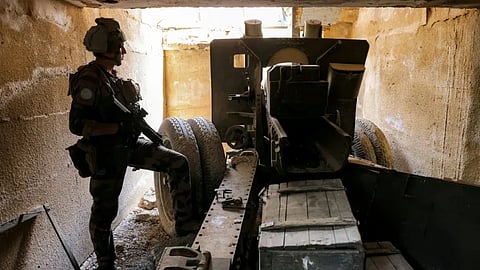 UNIFIL peacekeepers discovered a Hezbollah artillery bunker close to the Israeli border in southern Lebanon