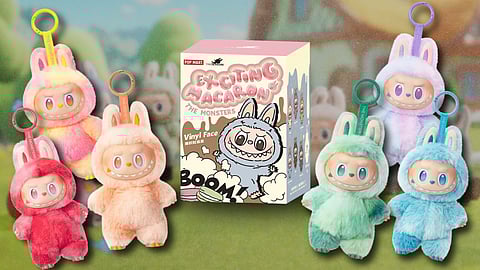 Labubu products from Pop Mart's website.