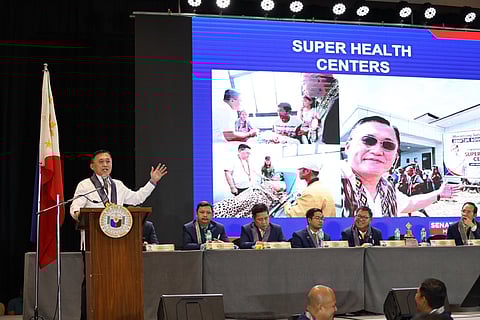 SENATOR Christopher ‘Bong’ Go (left) lauds the vital role of electrical engineers in nation-building during the 26th Southern Mindanao Regional Conference of the Institute of Integrated Electrical Engineers of the Philippines held in Davao City.