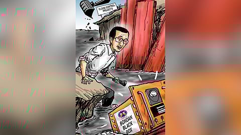 Marcos’ shield collapses