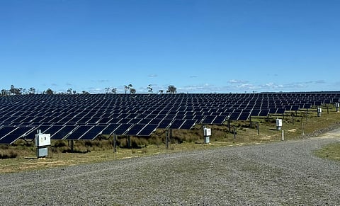 New England Solar project in Uralla, New South Wales consists of a 720-megawatt solar and battery development spanning 2,000 hectares of former grazing land. The entire project, ACEN’s first investment in Australia, can power up to 300,000 homes each year.