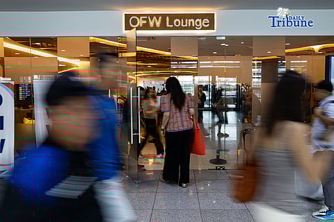 Overseas Workers Welfare Administration (OWWA) Administrator Patricia Yvonne Caunan tours the media around the newly renovated OFW Lounge at NAIA Terminal 3 on Monday, 1 September 2025.
The revamped lounge for OFWs features multiple charging stations, complimentary drinks and snacks, an air-conditioned "business class" area for comfort, and a dedicated staff to maintain cleanliness and organization. OFWs facing delayed or missed flights will also have access to hotel-quality rooms, complete with massage chairs and bathrooms while they wait for their rescheduled flights.