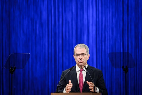 Nestle CEO Laurent Freixe speaks during a general shareholders meeting of Swiss food giant Nestle in Ecublens, near Lausanne, on April 16, 2025. Swiss food giant Nestle announced on September 1, 2025 it had dismissed Laurent Freixe as chief executive with immediate effect over an "undisclosed romantic relationship with a direct subordinate". "This was a necessary decision. Nestle's values and governance are strong foundations of our company. I thank Laurent for his years of service," chairman Paul Bulcke said in a statement.