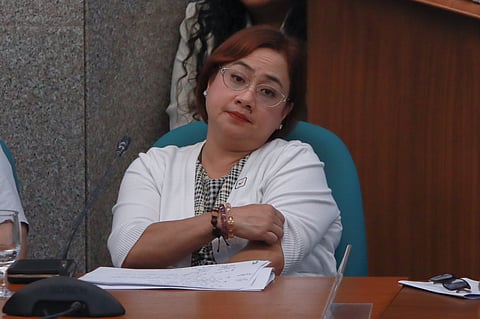 Senate Blue Ribbon Committee presides the hearing regarding the ghost flood control projects presided by Senator Rodante Marcoleta. In attendance were the contractors summoned by the committee to answer queries regarding anomalies including Sara Discaya of Alpha and Omega General Contractor & Development Corporation, Mark Allan Arevalo of Wawao Builders, Marjorie Samidan or MG Samidan Construction, Roma Angeline Rimando of St Timothy Construction Corporation, among others. | Aram Lascano