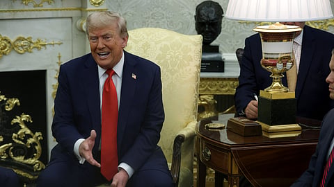Trump dismisses health rumors as ‘fake news’