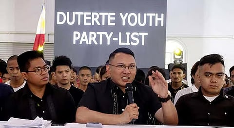 Duterte Youth appeals disqualification before SC