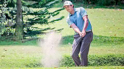 KEANU Jahns stays focused, firing a 65 to grab the solo lead of the ICTSI Bacolod Golf Challenge at the Bacolod Golf and Country Club on Thursday.