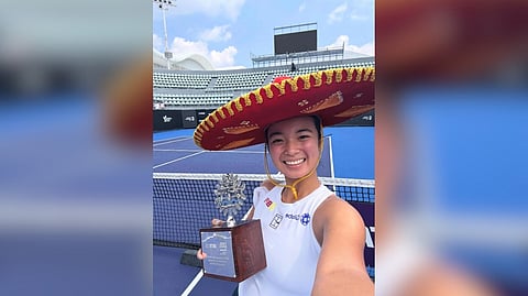 Viva! Alex Eala, shown in this flipped selfie, holds her place in history, becoming the first Filipino to win a WTA title at the 2025 Guadalajara 125 Open in Mexico.
