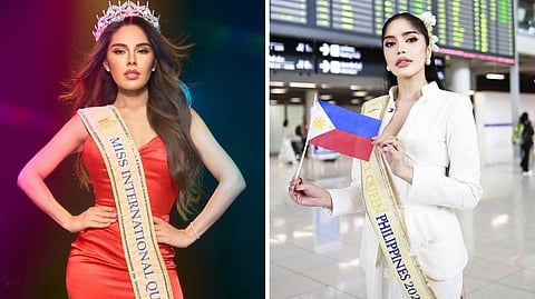 Miss International Queen 2024 Catalina Marsano from Peru and The Philippines' bet Anne Patricia Lorenzo Diaz.