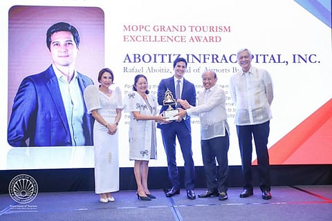 Aboitiz InfraCapital airports wins Grand Tourism Excellence Award
