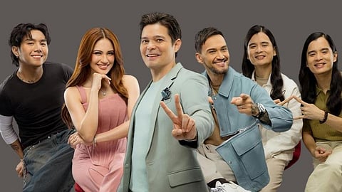 (From left) Zack Tabudlo, Julie Anne San Jose, Dingdong Dantes, Billy Crawford and Miguel and Paolo Benjamin Guico.