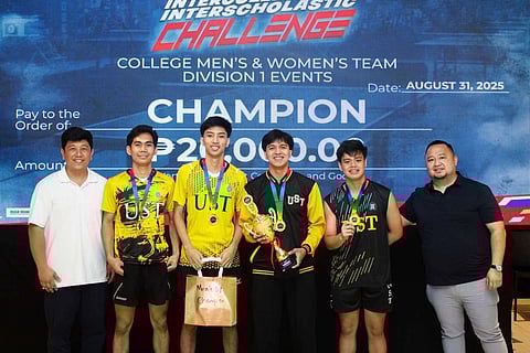 UST dominates PTTF tourney