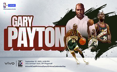 Meet NBA Legend Gary Payton live in Manila with vivo