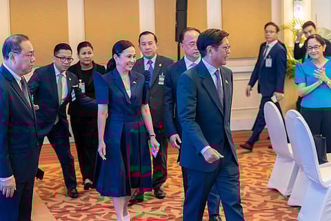 Trade Secretary Cristina Roque and President Ferdinand Marcos Jr. join Cambodian businessmen in a business-to-business opportunity in Phnom Penh.