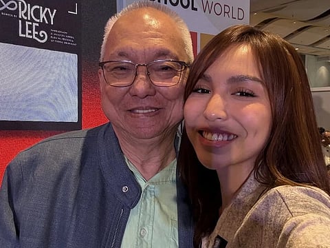 A Selfie for keeps: Kyline Alcantara with National Artist Ricky Lee