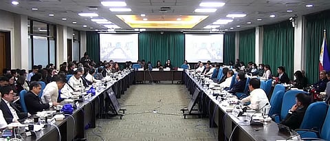 BuCor DG Catapang attends budget hearing Tuesday. Photo Courtesy of BuCor