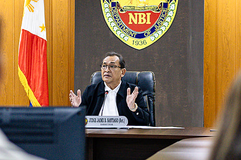 National Bureau of Investigation Director Jaime Santiago