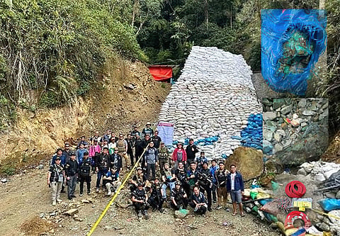 Operatives from the National Bureau of Investigation conduct operations against illegal mining activities in two sites located in Purok Lanipga and Purok Mandaupan, both in Barangay Bahi, Marasugan, Davao de Oro.