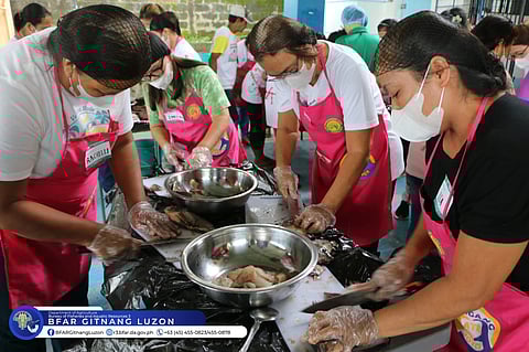 Tarlac fisherfolk underwent training on Technology Demonstration on Value-Added Fish Products at the San Isidro Barangay Hall, Camiling, Tarlac on September 16, 2025.