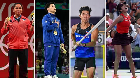 HIDILYN Diaz, Carlos Yulo, Ernest John Obiena and Alex Eala will banner Team Philippines in the 33rd Southeast Asian Games in Thailand this December.