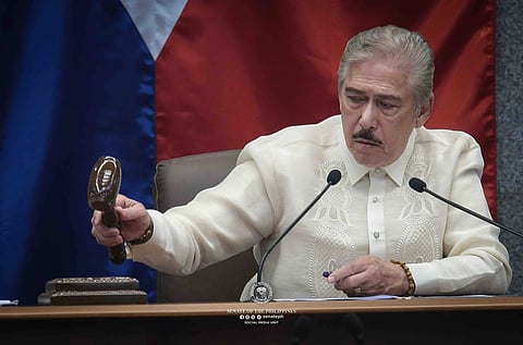 Senator Tito Sotto ousted Senator Chiz Escudero as Senate President.