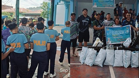 COASTAL CARE | Subic MPS leads community in coastal cleanup, collecting waste and debris in Barangay Calapandayan as part of the International Coastal Clean-up 2025. The initiative highlights local commitment to preserving Subic's marine environment.| Franco Regala