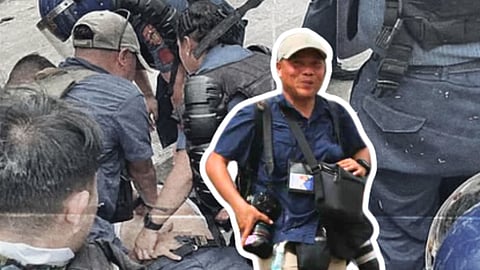 Tribune fotog saves cop’s life amid chaos