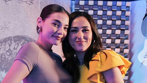 RHIAN Ramos with RMA Studio Academy founder and singer Jade Riccio.