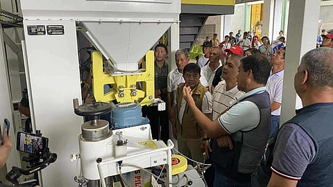DEPARTMENT of Agriculture officials showcase modern farm machinery during the DA–KAMICO Mechanization Roadshow in Naujan, Oriental Mindoro on Tuesday, where over P42 million worth of equipment was turned over to farmers’ cooperatives and local government units.