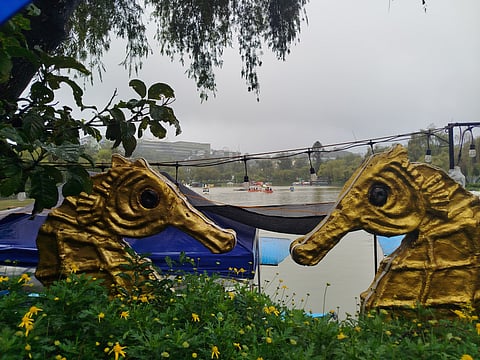 The Burnham Lake will undergo rehabilitation and enhancement works starting October 1, 2025 according to the City Environment and Parks Management Office. Photo by Aldwin Quitasol.
