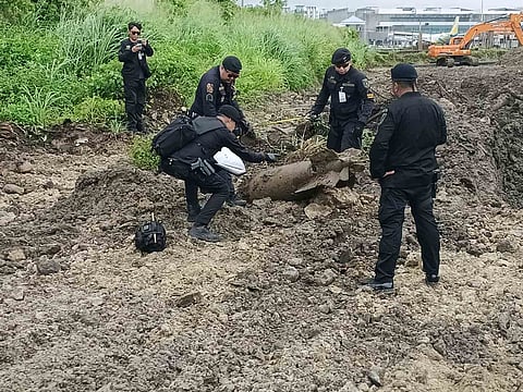 Unexploded torpedo bomb found near Nayong Pilipino in Pasay
