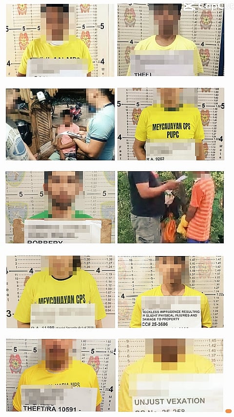 FACES OF JUSTICE | Bulacan PPO showcases recent arrests as part of its ongoing efforts to combat crime.| Franco Regala