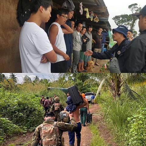 SEVENTEEN foreign miners arrested in separate operations in Isabela and Masbate.