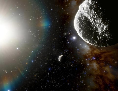 Massive Scientists say that interstellar object 3I/Atlas is at least five kilometers across passing closely to Mars on 3 October before disappearing from view behind the sun by the end of that month.