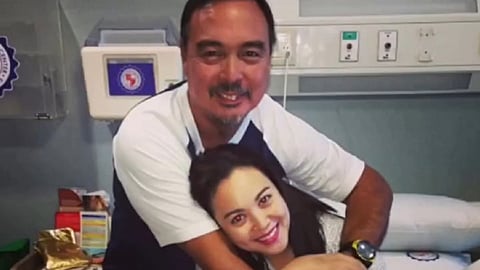 Claudine Barretto and her brother Mito.