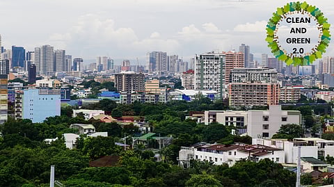 Manila skyline Urban redesign is being influenced by the demand for healthy living and environmental conservation.