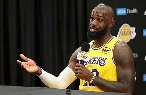 LEBRON James is thrilled to make another run with the Los Angeles Lakers in the 2025-2026 season of the National Basketball Association.
