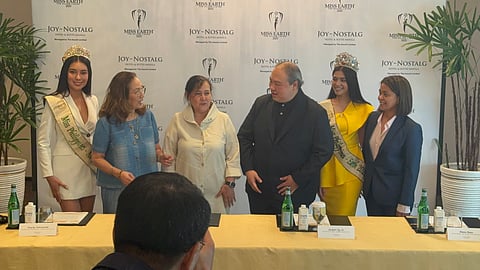Present during the signing: Mr. Jacinto Ng, Jr., Group Executive Officer of Quantuvis Resources Corp.; Ms. Diana Batas, General Manager of Joy~Nostalg Hotel & Suites Manila; Ms. Lorraine Schuck, Founder and Executive Vice President of Carousel Productions, Inc.; and Ms. Peachy Veneracion, Vice President and Project Director of Carousel Productions, Inc.