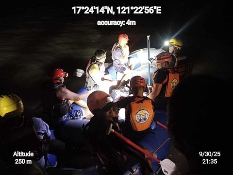The body of a five-year old boy who drowned in the morning of September 30, 2025 at the Pasil River in Cagaluan, Pasil, Kalinga was found by search teams in the evening of the same date at the Chico River in Tabuk City, Kalinga. | Aldwin Quitasol. Photo Courtesy of Tabuk City PIO.