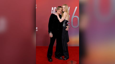Keith Urban and Nicole Kidman attend the 60th Academy of Country Music Awards at Omni Frisco Hotel at The Star on 8 May 2025 in Frisco, Texas.