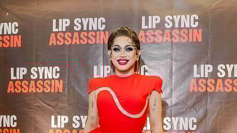 PH Drag Superstar Precious Paula Nicole on the red carpet of the Lip Sync Assassin press conference.