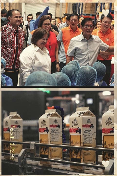 FRESH START, FRESH MILK | President Marcos Jr. and Governor Pineda tour the newly inaugurated Farm Fresh Milk Plant in Pampanga, highlighting opportunities for local farmers and enhanced agricultural sustainability. The plant aims to boost local milk production and reduce dependence on imports.